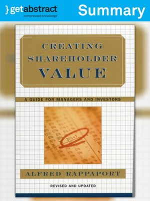 cover image of Creating Shareholder Value (Summary)